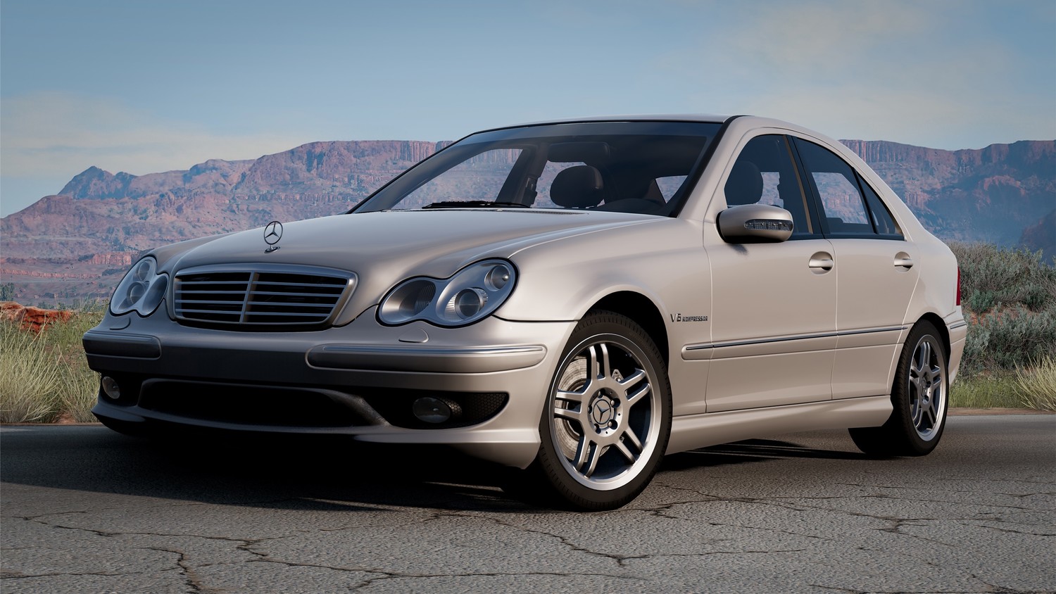 МОД Mercedes-Benz C-Class W203 v3.0 (0.33.x) ДЛЯ BEAMNG.DRIVE