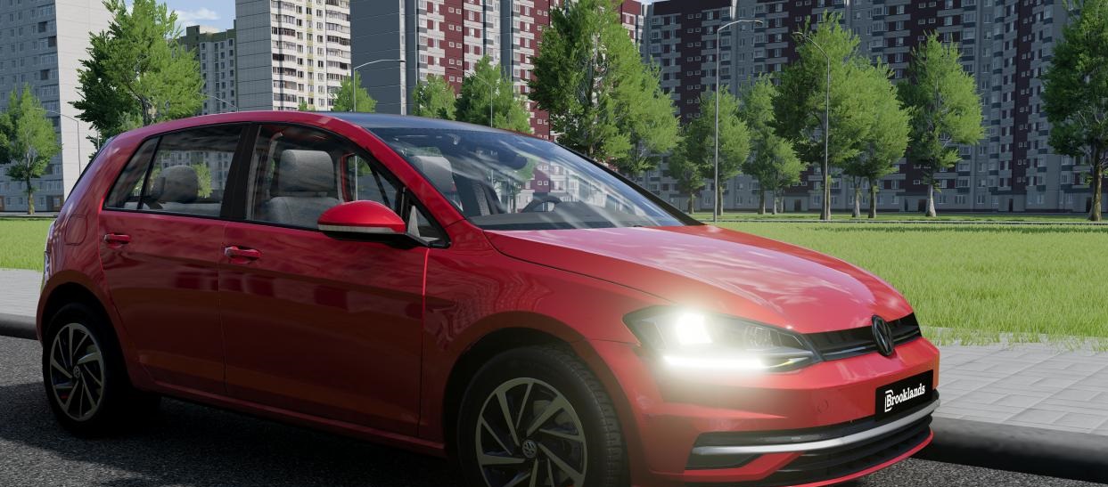 МОД Volkswagen Golf mk7.5 v1.0 (0.33.x) ДЛЯ BEAMNG.DRIVE