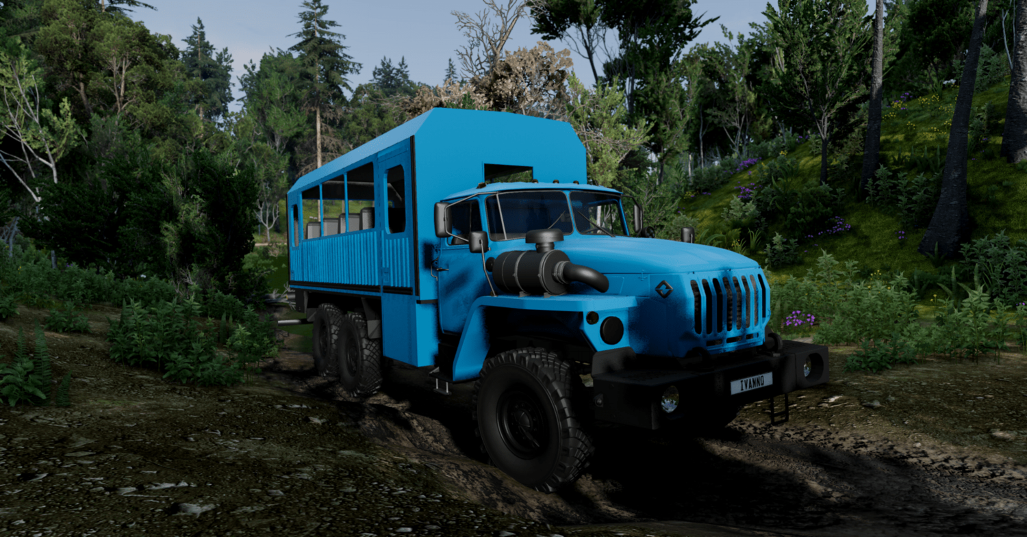 МОД URAL 4320-31 V 3.0 (0.32) ДЛЯ BEAMNG.DRIVE