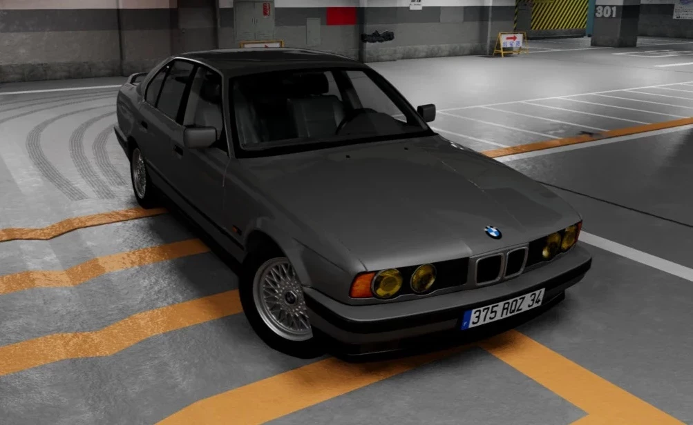 МОД BMW E34 Big Update v4.0 (0.33.x) ДЛЯ BEAMNG.DRIVE