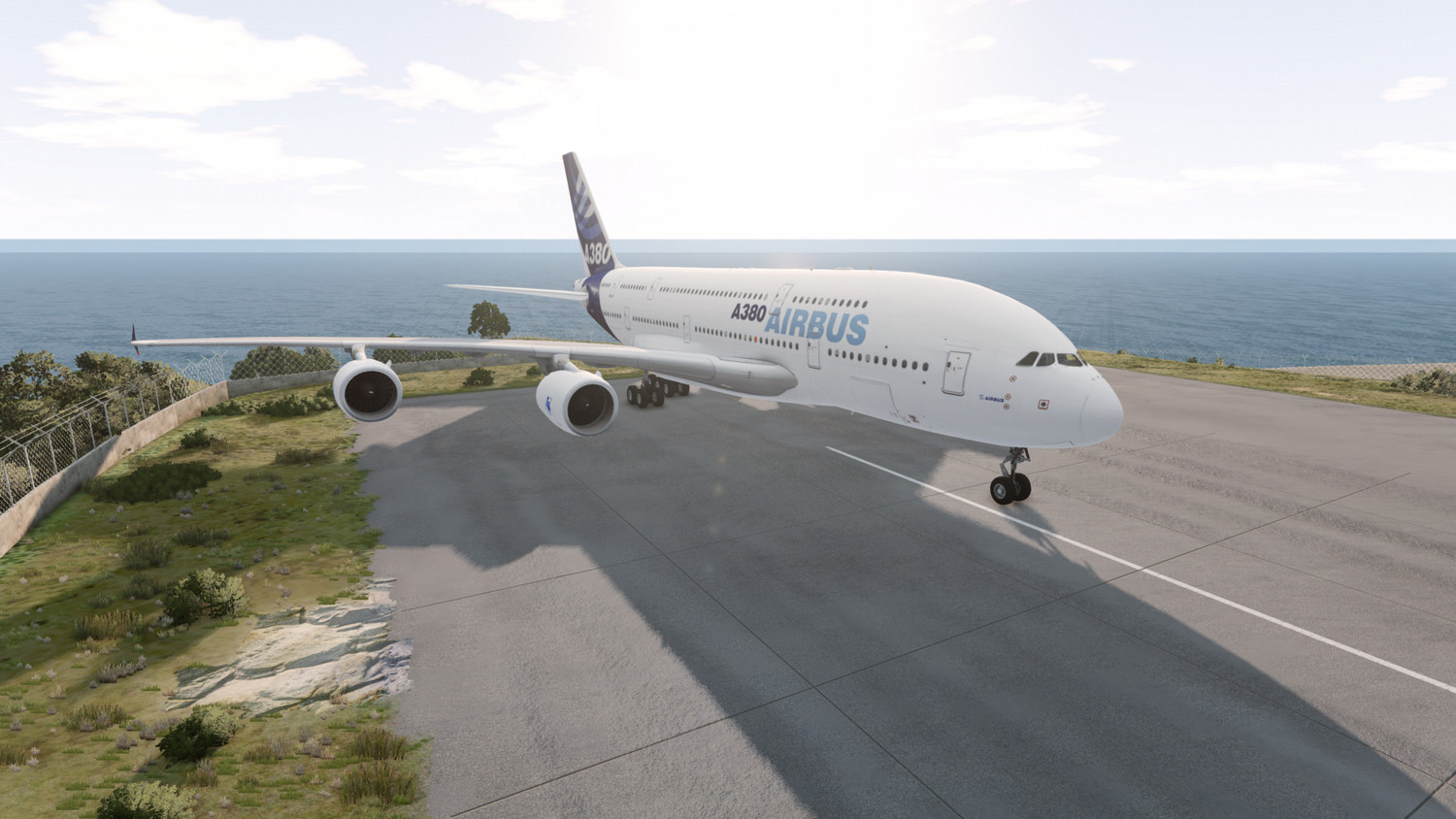 Самолет Airbus A380-800 1.0 (0.29.X) мод для BeamNG.drive