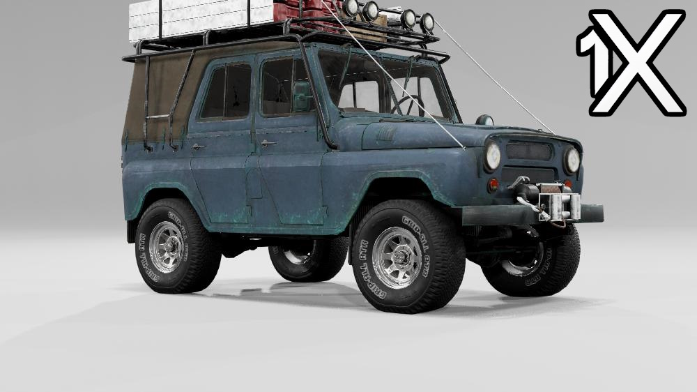 МОД UAZ 469 1X v1.0 (0.33.x) ДЛЯ BEAMNG.DRIVE