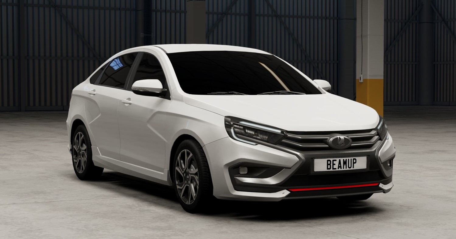 МОД Lada Vesta NG v1.0 W.i.P (0.33.x) ДЛЯ BEAMNG.DRIVE
