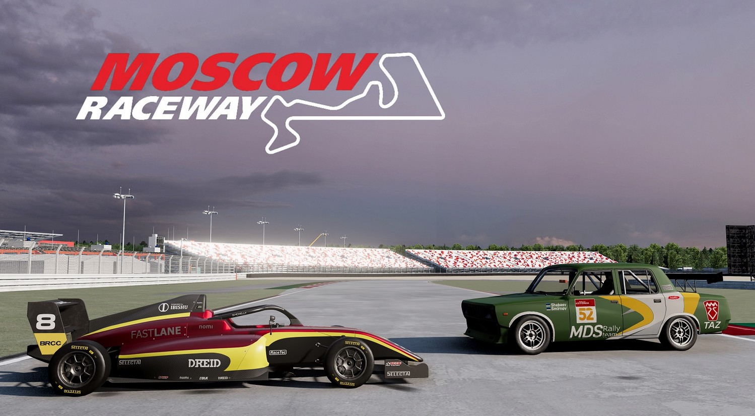 МОД Карта Moscow Raceway v1.0 (0.33.x) ДЛЯ BEAMNG.DRIVE