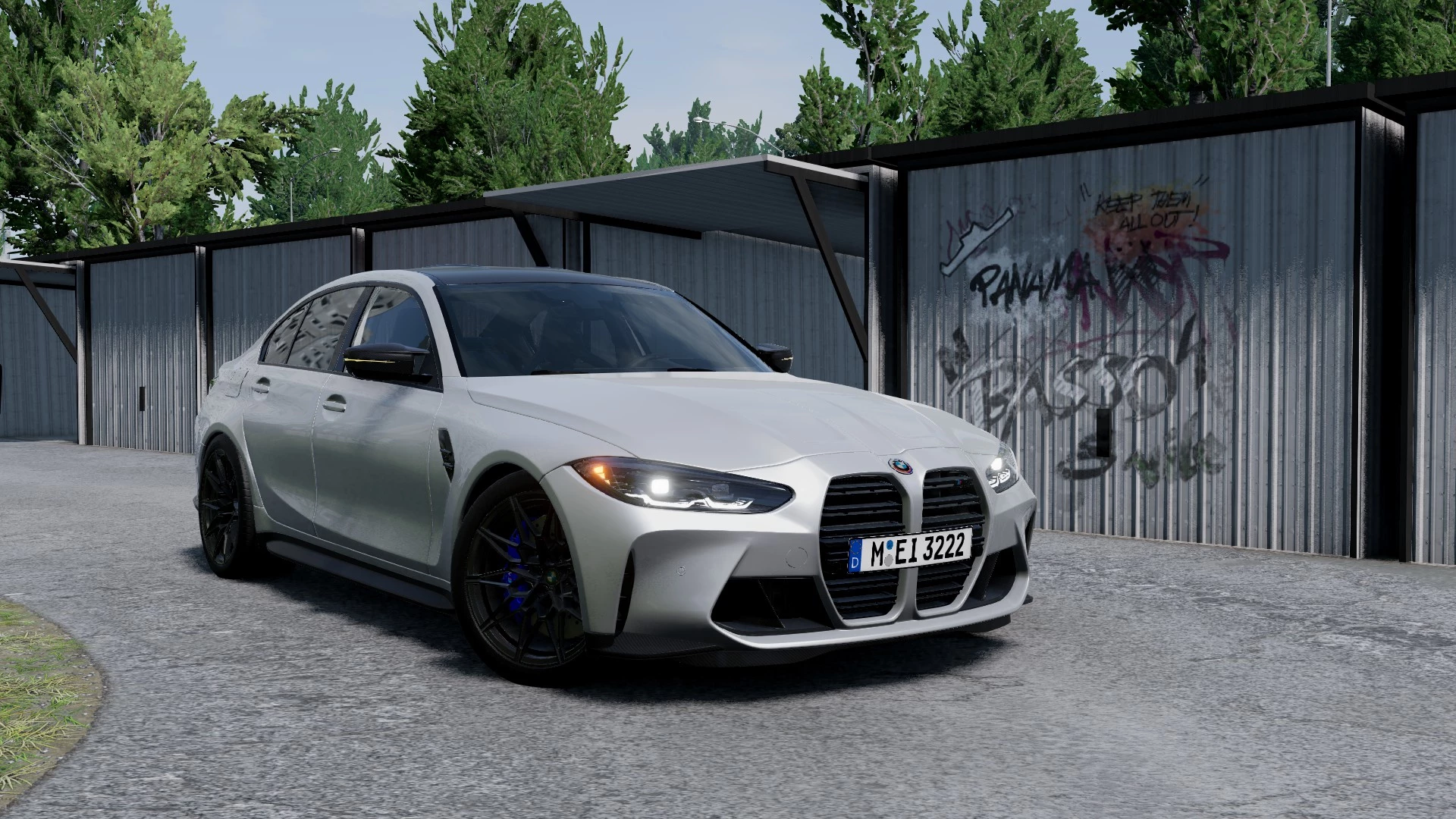 МОД BMW M3 (G80/G81) v1.1 (0.33.x) ДЛЯ BEAMNG.DRIVE