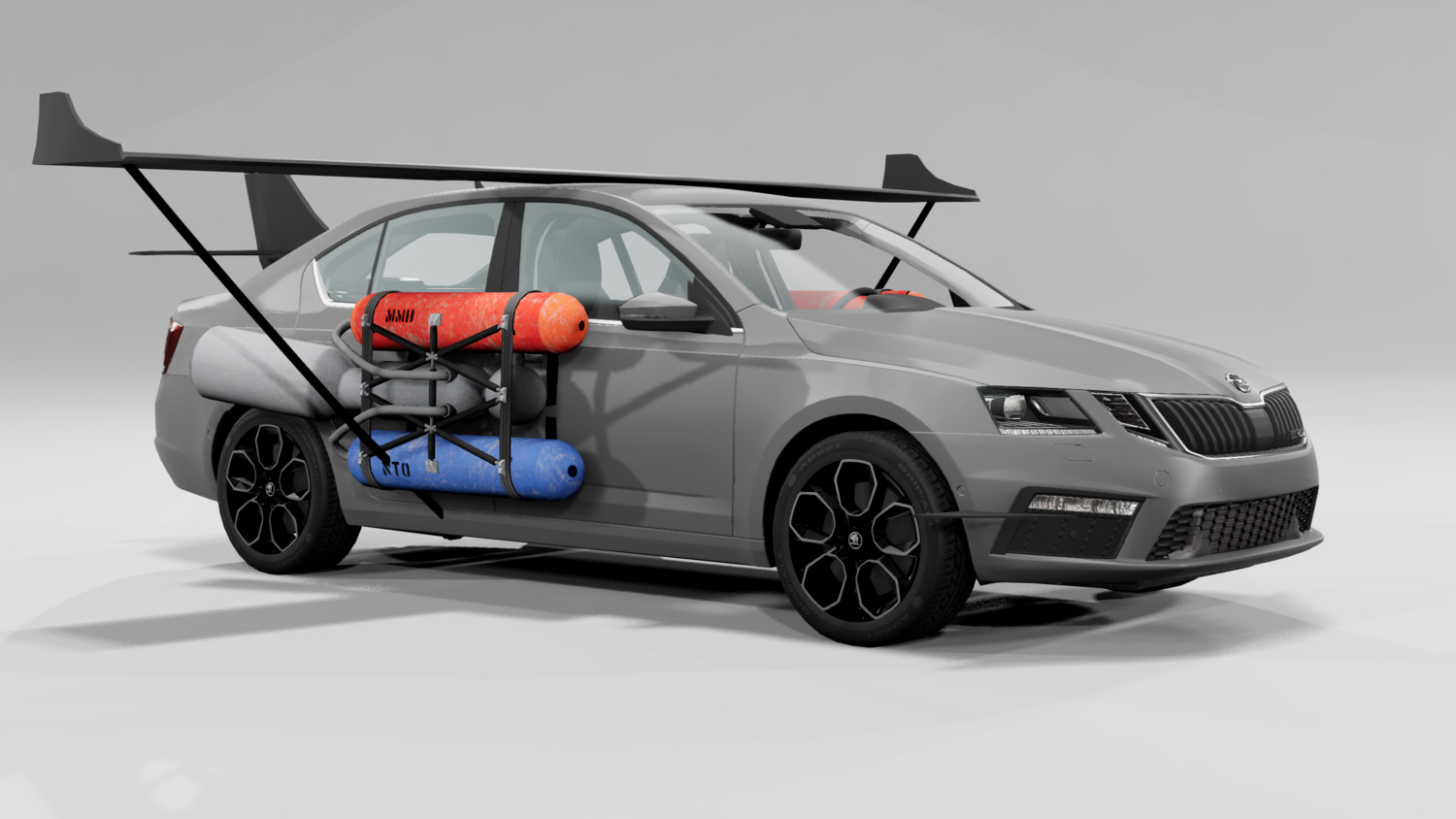 МОД Škoda Octavia (A7) v1.0 Reworked (0.33.x) ДЛЯ BEAMNG.DRIVE
