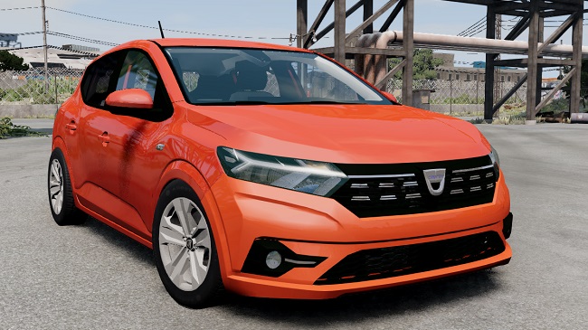 МОД Dacia Sandero III v1.0 Refreshed (0.33.x) ДЛЯ BEAMNG.DRIVE