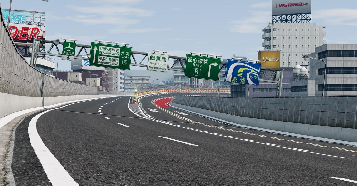 МОД Карта Nagoya Expressway C1 Ring Route (Speed Ring) v1.0 (0.33.x) ДЛЯ BEAMNG.DRIVE