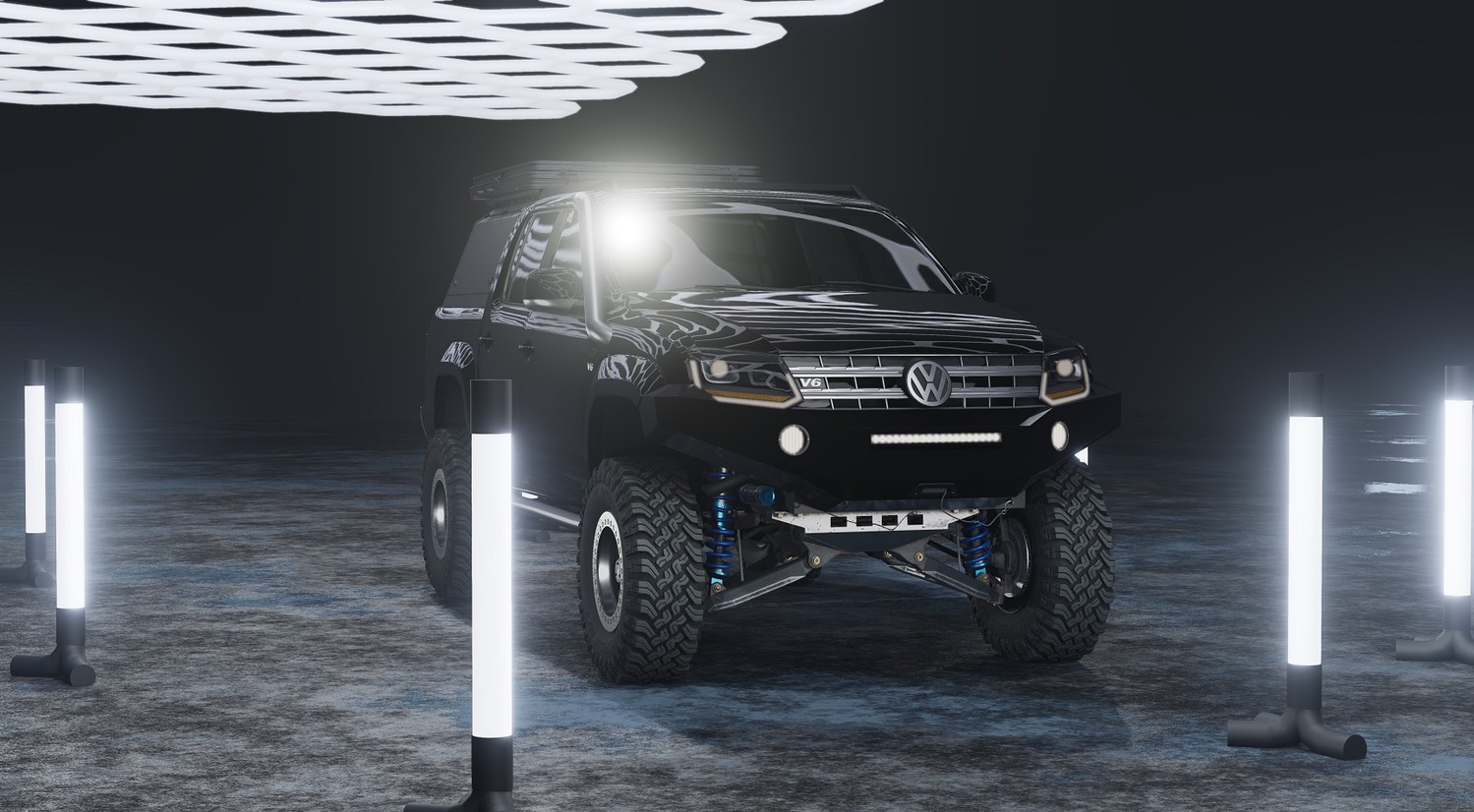 МОД Volkswagen Amarok v1.1 (0.33) ДЛЯ BEAMNG.DRIVE