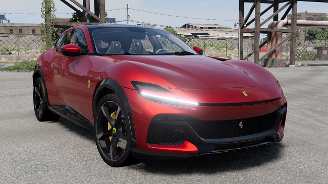 МОД Ferrari Purosangue 349 v1.0 (0.33.x) ДЛЯ BEAMNG.DRIVE