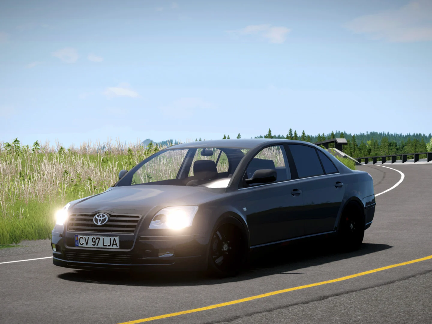 МОД Toyota Avensis (2003-2009) v1.0 Release (0.33.x) ДЛЯ BEAMNG.DRIVE