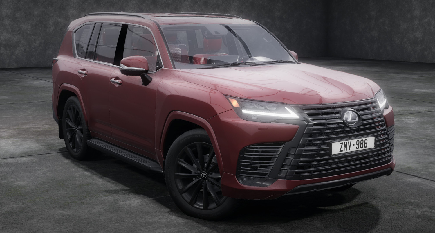 МОД 2023 Lexus LX500 v2.0 (0.33.x) ДЛЯ BEAMNG.DRIVE