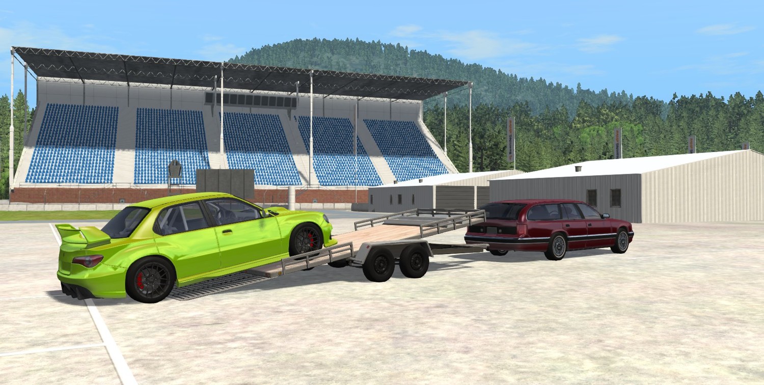 МОД Trailer Bundle BeamNg v1.0 (0.33.x) ДЛЯ BEAMNG.DRIVE
