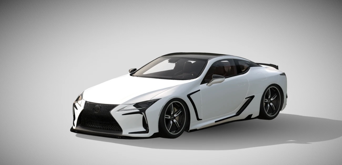 МОД 2017 Lexus LC 500 ROWEN Body kit v1.0 (0.33.x) ДЛЯ BEAMNG.DRIVE