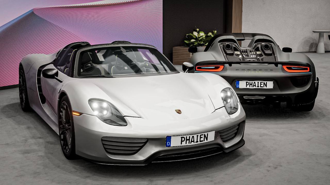 МОД Porsche 918 V1.0 RELEASE PHAIEN (0.33.x) ДЛЯ BEAMNG.DRIVE