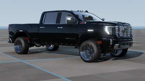 МОД GMC 2500 Duramax (2024) v1.0 (0.33.x) ДЛЯ BEAMNG.DRIVE