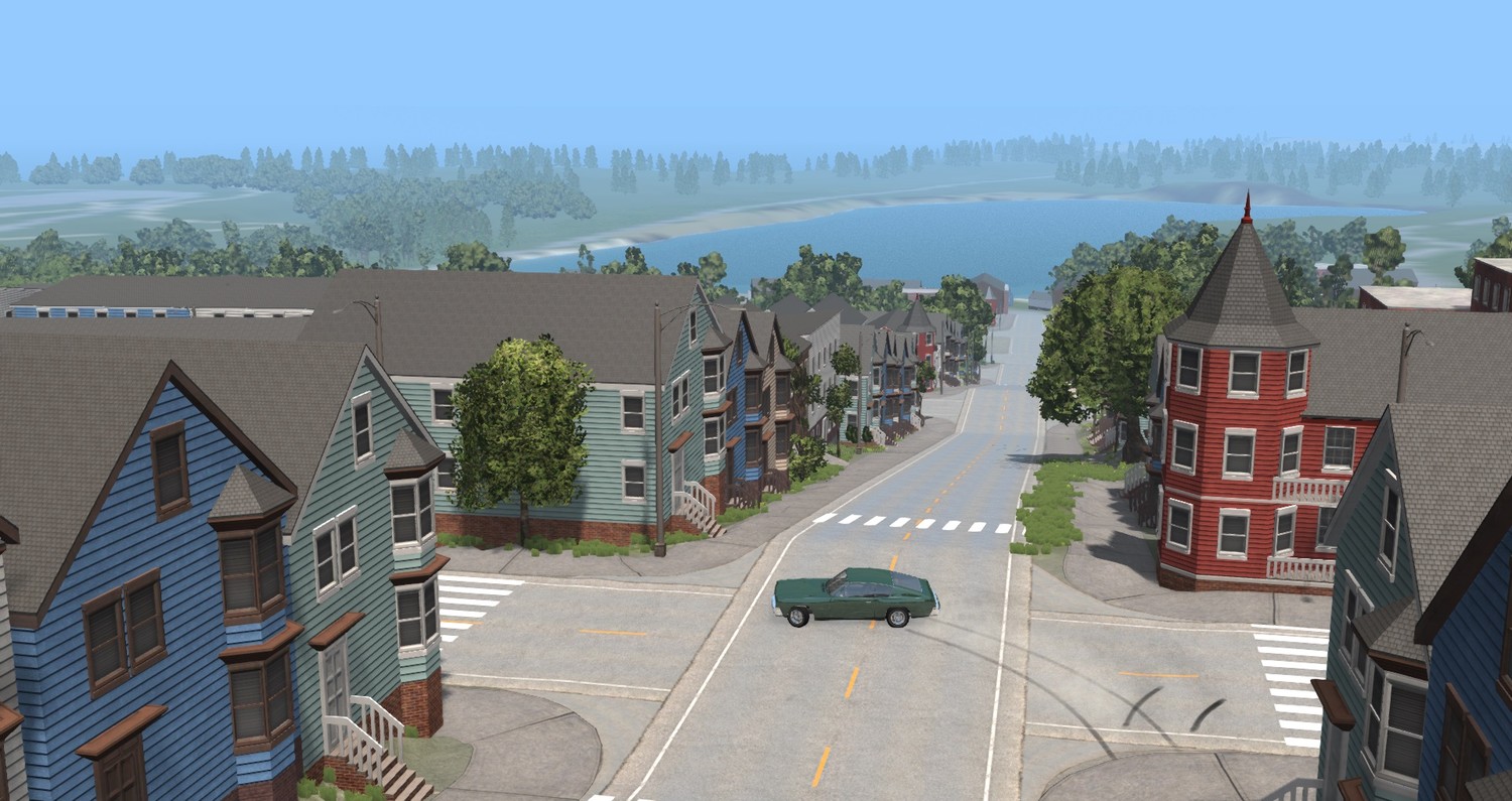 МОД Карта "American Road" v1.93 (0.34.x) ДЛЯ BEAMNG.DRIVE