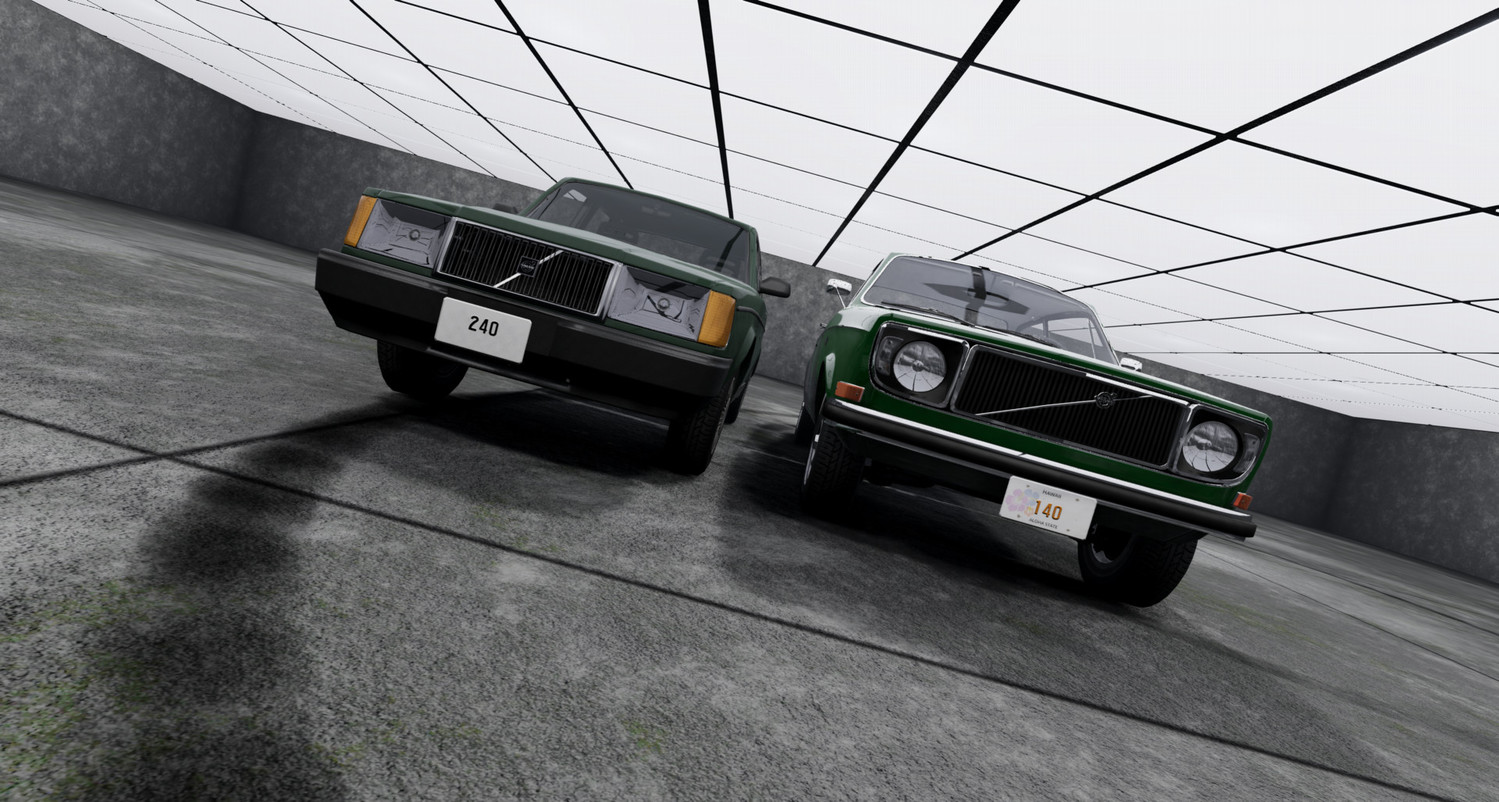 МОД Volvo 240 v1.0 (0.34.x) ДЛЯ BEAMNG.DRIVE