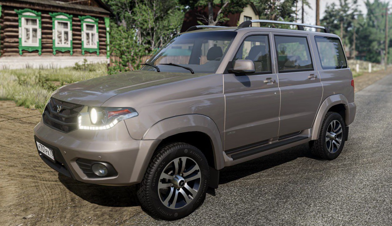 МОД UAZ Patriot v1.4 (0.35.x) ДЛЯ BEAMNG.DRIVE