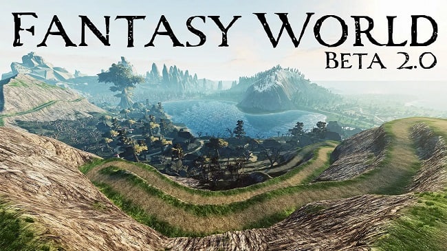 МОД Карта Fantasy World v2.0 (0.35.x) ДЛЯ BEAMNG.DRIVE
