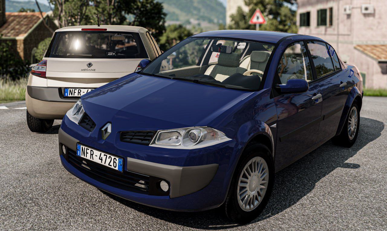 МОД Renault Megane (X84) (0.34.x) ДЛЯ BEAMNG.DRIVE