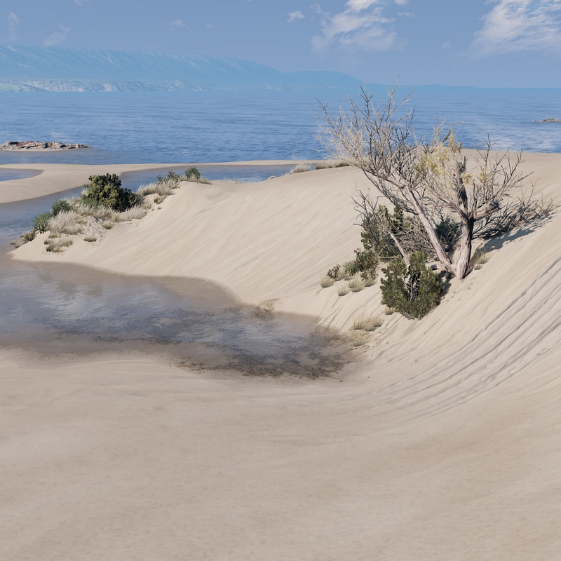 МОД Карта Pure Sands v1.4 (0.35.x) ДЛЯ BEAMNG.DRIVE
