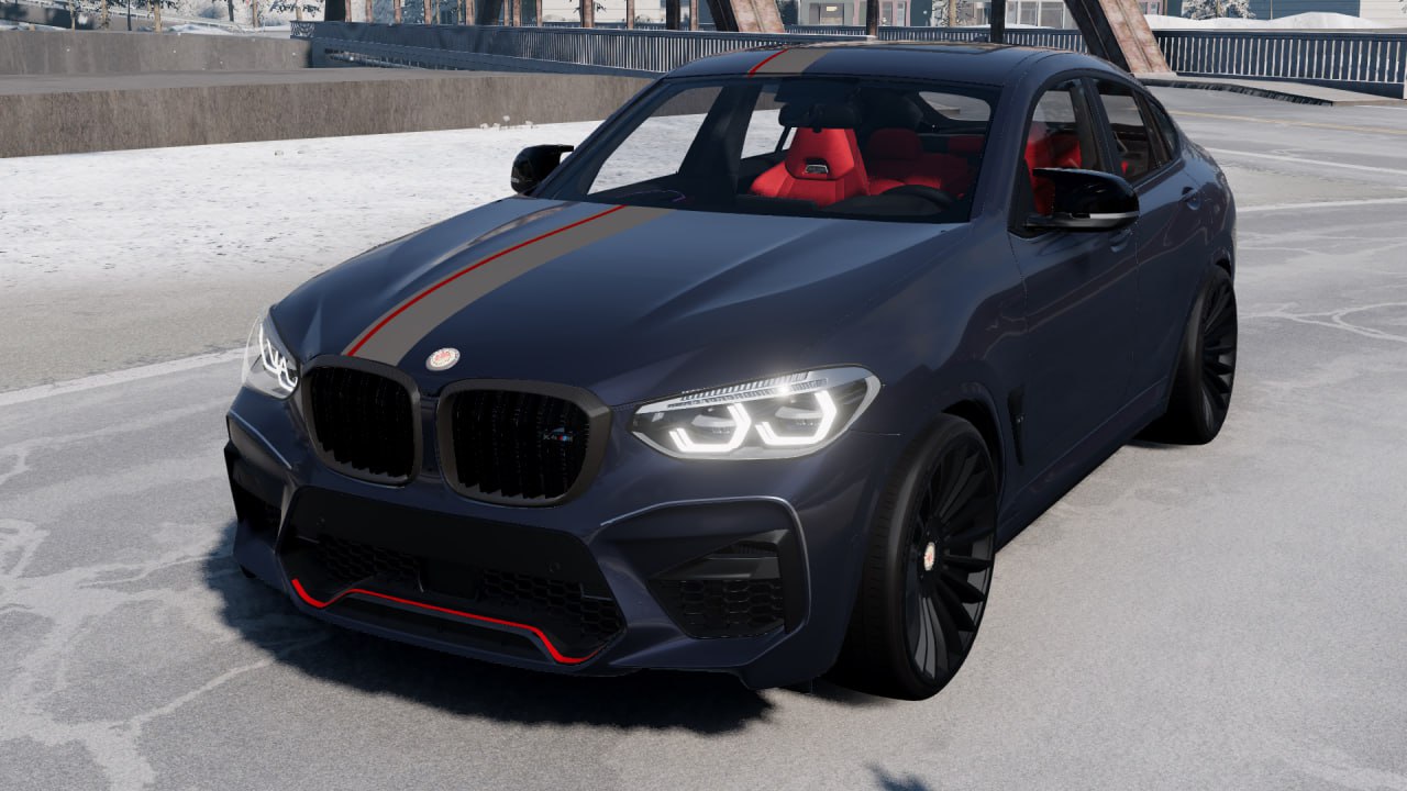 МОД BMW X4 F98 v4.44 (0.35.x) ДЛЯ BEAMNG.DRIVE