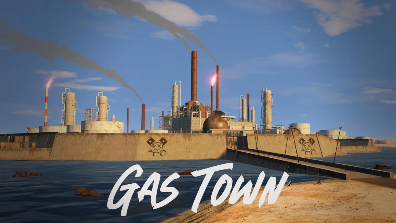МОД Карта Fury Wasteland v1.0 (0.34.x) ДЛЯ BEAMNG.DRIVE