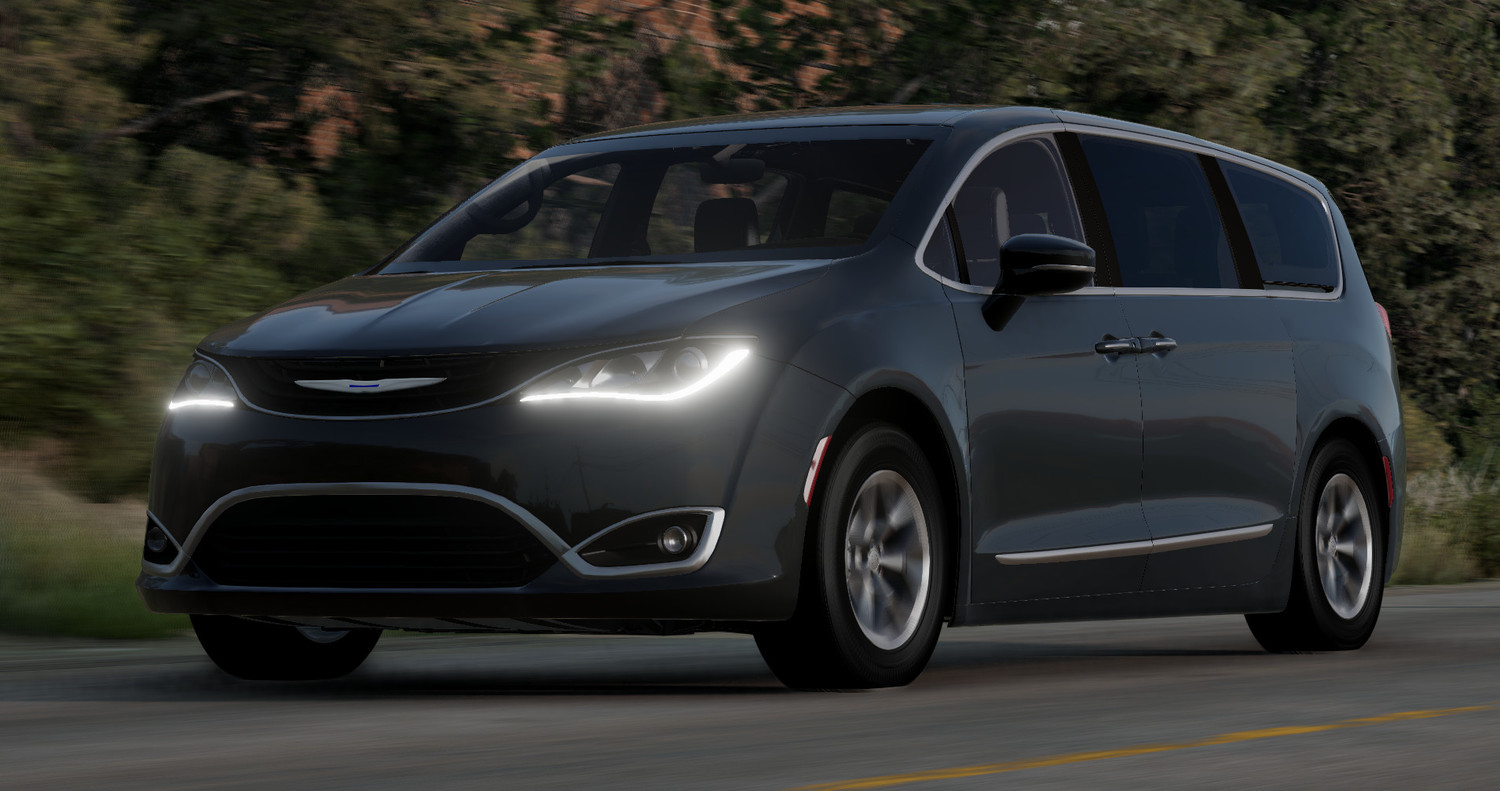 МОД Chrysler Pacifica (with Hybrid Powertrain) 2020-2017 v2.0 (0.35.x) ДЛЯ BEAMNG.DRIVE