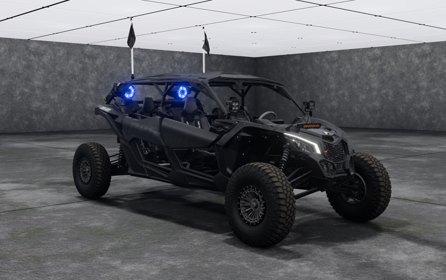 МОД Can Am Maverick x3 4 Door (BPR) v1.0 (0.35.x) ДЛЯ BEAMNG.DRIVE