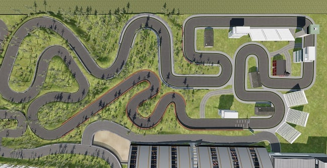 МОД Карта Kartland v1.5 (0.35.x) ДЛЯ BEAMNG.DRIVE