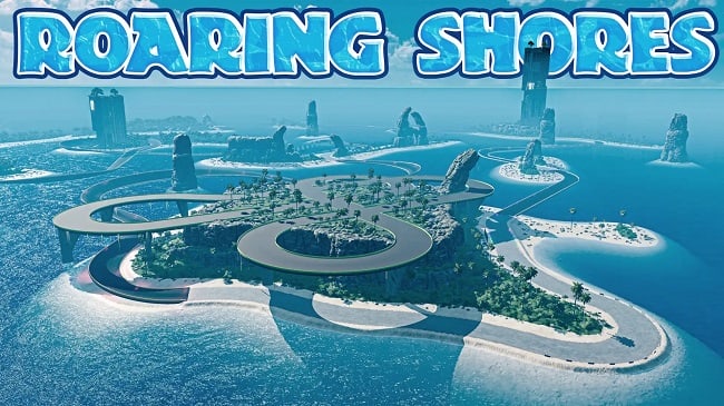 МОД Карта Realm Racing Roaring Shores v1.0 (0.35.x) ДЛЯ BEAMNG.DRIVE