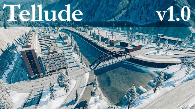 МОД Карта Tellude v1.0 (0.35.x) ДЛЯ BEAMNG.DRIVE