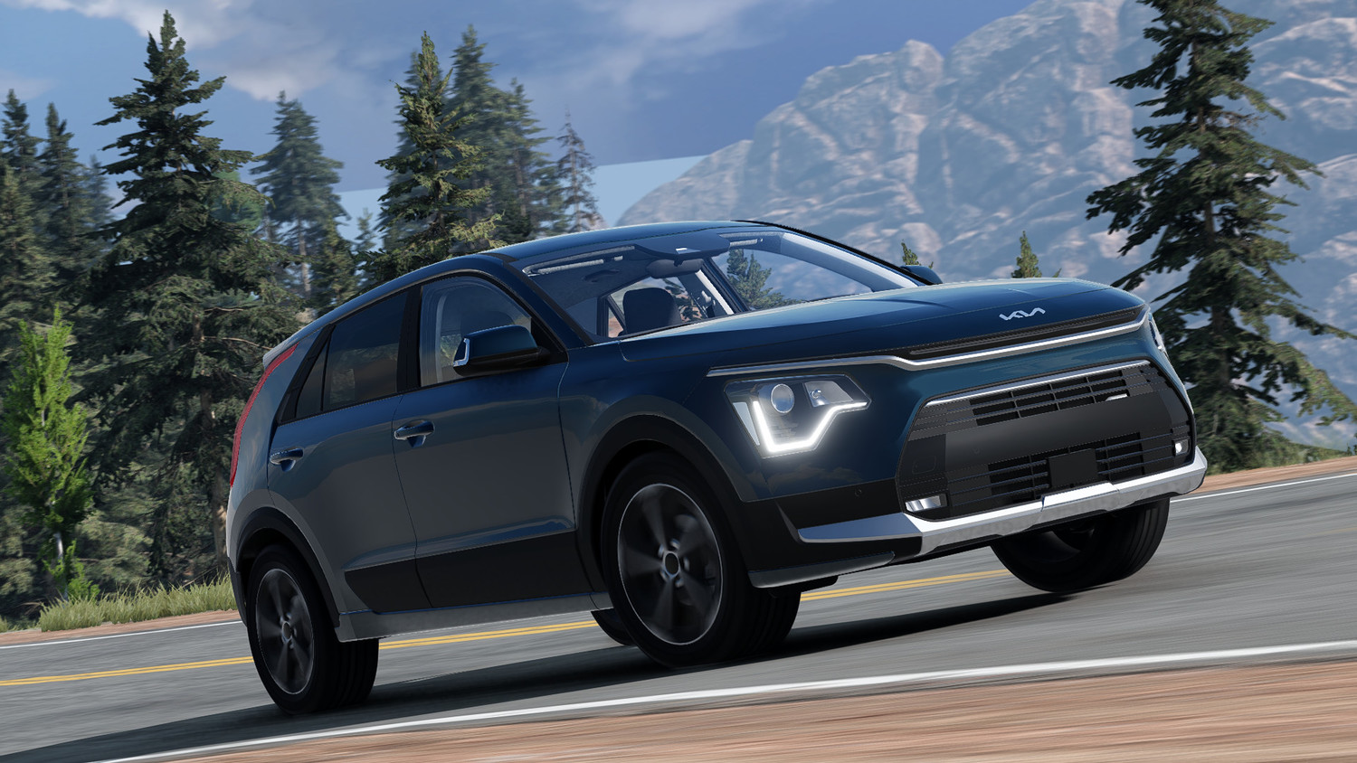 МОД Kia Niro 2024 (W/ Airbags) v1.0 (0.35.x) ДЛЯ BEAMNG.DRIVE