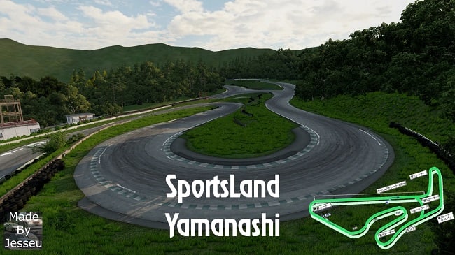 МОД Карта Sportsland Yamanashi v1.0 (0.35.x) ДЛЯ BEAMNG.DRIVE