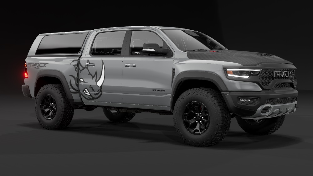 МОД Custom Dodge RAM TRX v1.0 (0.35.x) ДЛЯ BEAMNG.DRIVE