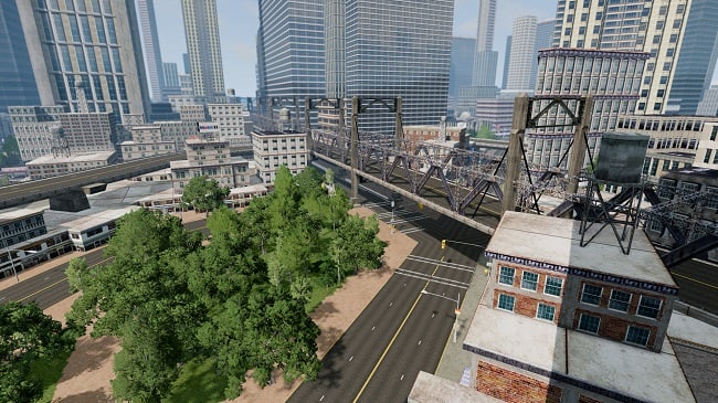 МОД Карта MBWR City v1.0 (0.35.x) ДЛЯ BEAMNG.DRIVE