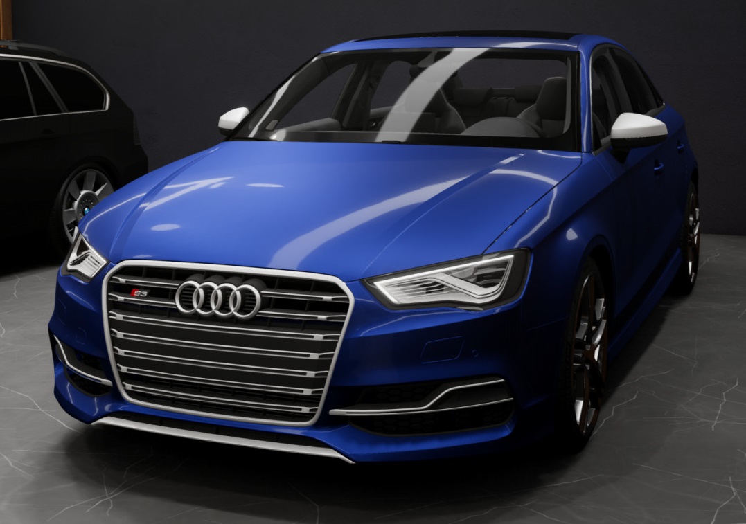 МОД Audi A3 8V Edit v1.0 (0.35.x) ДЛЯ BEAMNG.DRIVE