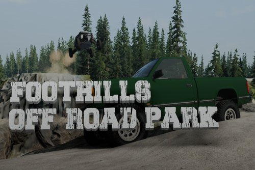 МОД Карта Foothills Off-Road Park v2.9 (0.35.x) ДЛЯ BEAMNG.DRIVE