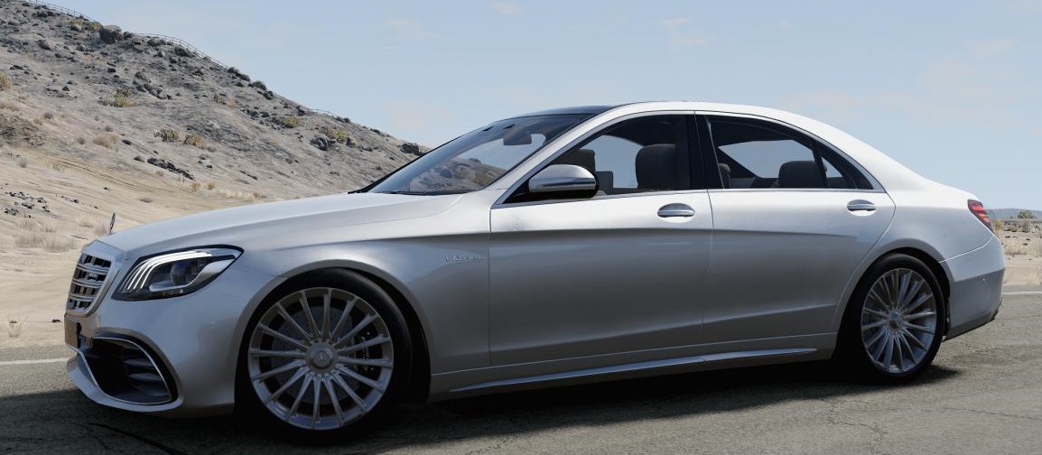 МОД Mercedes-Benz S-Class (W222) v1.0 (0.35.x) ДЛЯ BEAMNG.DRIVE