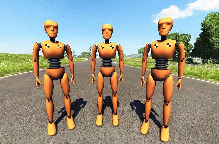 МОД Crash Test Dummy v4.08 (0.35.x) ДЛЯ BEAMNG.DRIVE