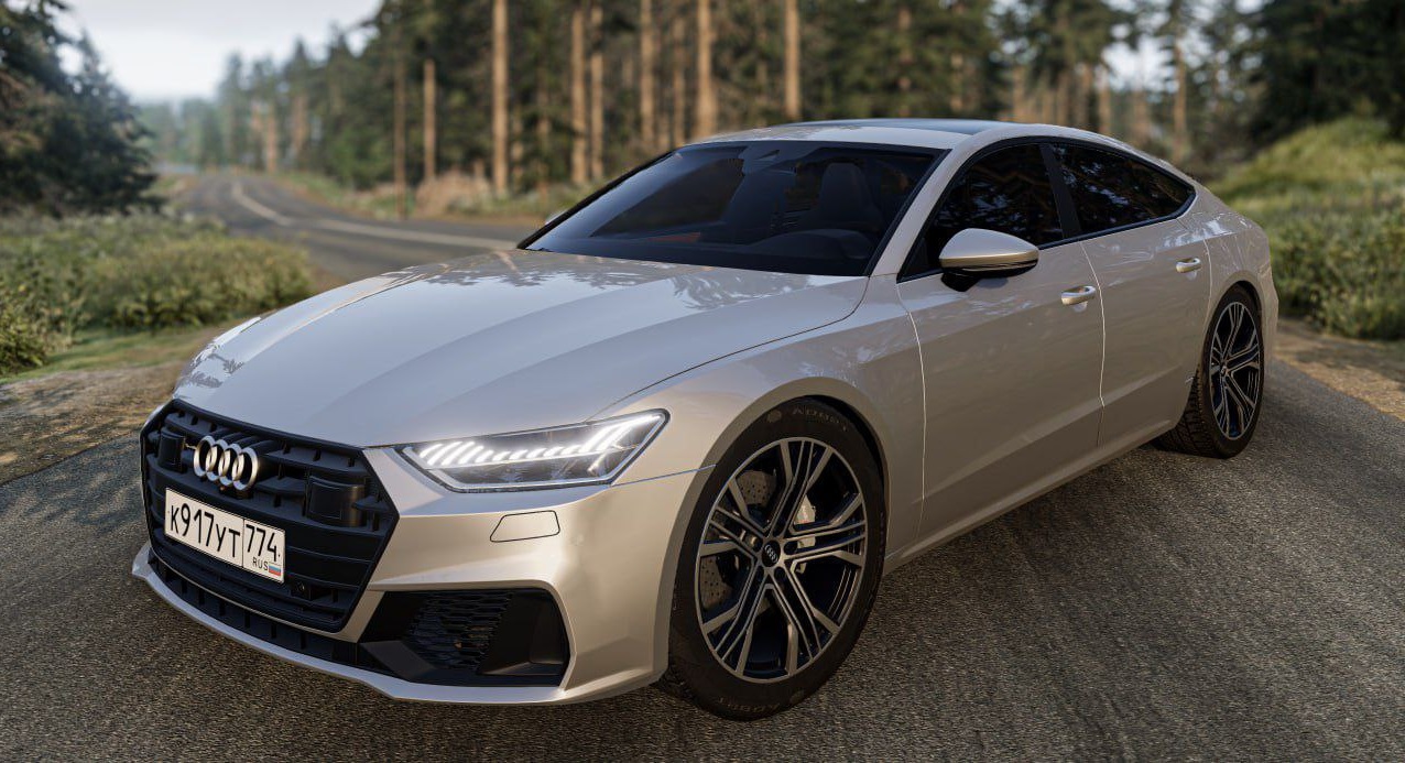 МОД Audi A7 4K8 Обновлённая (0.35.x) ДЛЯ BEAMNG.DRIVE