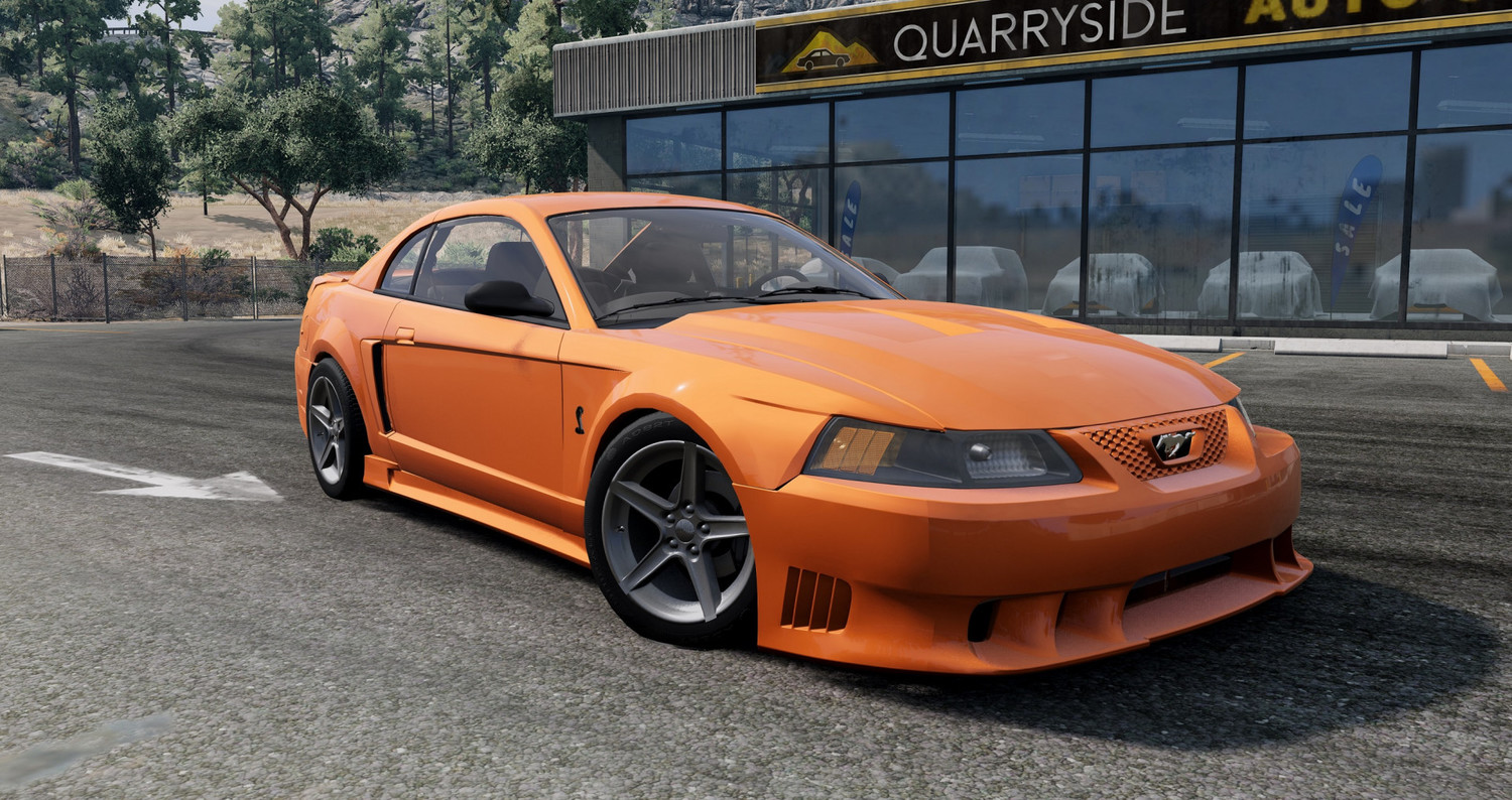 МОД Ford Mustang 1999-2004 v2.1 (0.35.x) ДЛЯ BEAMNG.DRIVE