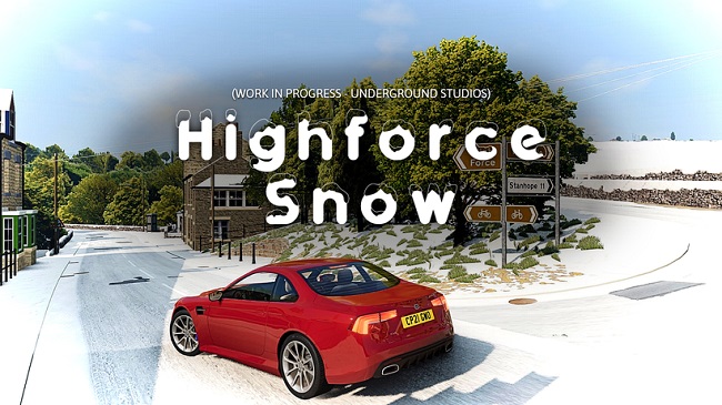 МОД Карта Frostbound Snow v1.2 (0.35.x) ДЛЯ BEAMNG.DRIVE