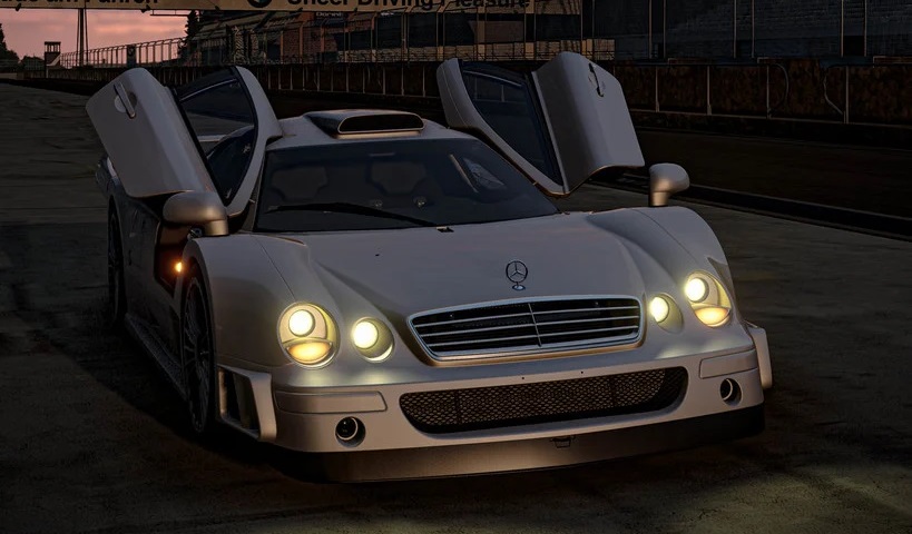 МОД Mercedes-Benz CLK GTR v1.0 (0.35.x) ДЛЯ BEAMNG.DRIVE