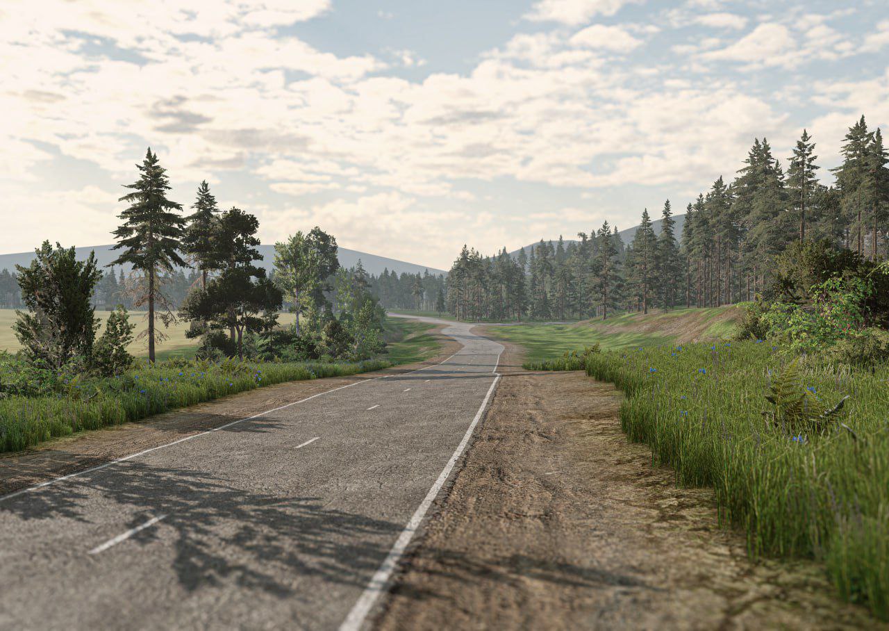 МОД Карта Russian Roads (0.35.x) ДЛЯ BEAMNG.DRIVE