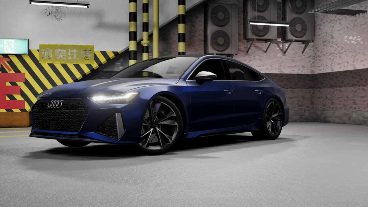 МОД Audi C8 RS7 Triptronic v1.3 (0.35.x) ДЛЯ BEAMNG.DRIVE