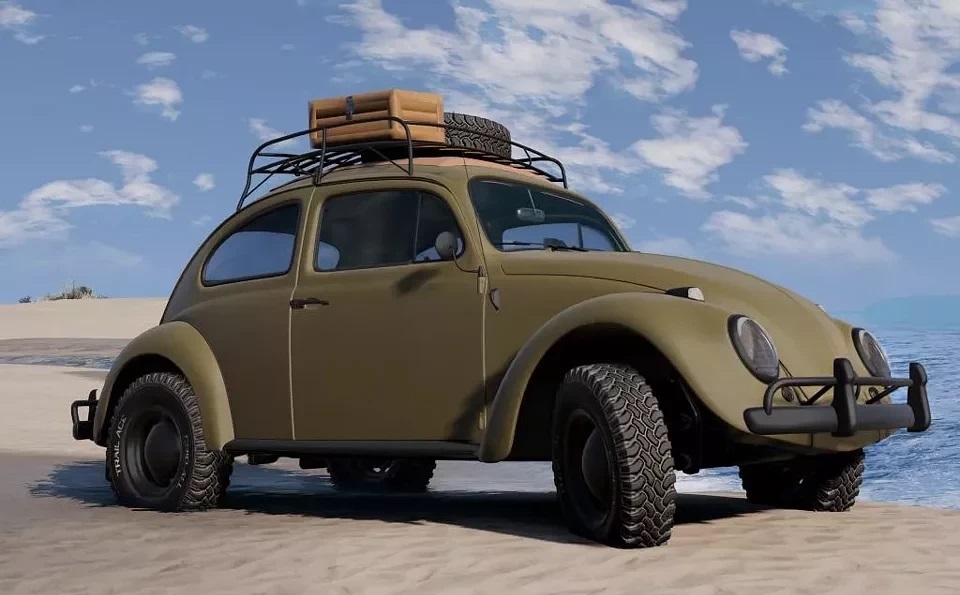 МОД Volkswagen Beetle v24.0 (0.35.x) ДЛЯ BEAMNG.DRIVE