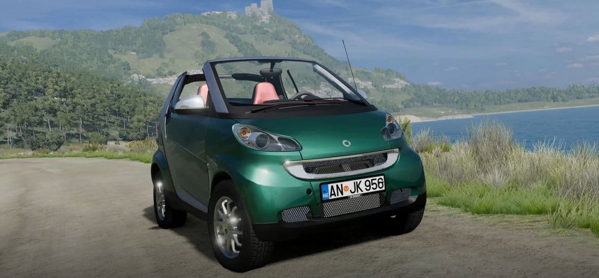 МОД 2006-2014 Smart Fortwo 451 v1.0 Fix (0.35.x) ДЛЯ BEAMNG.DRIVE
