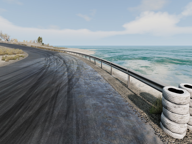 МОД Карта Drift Heaven v1.0 (0.35.x) ДЛЯ BEAMNG.DRIVE